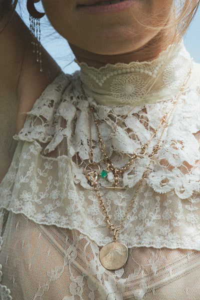 The Boss Charm Collector Necklace | 14k