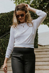 Wings Hawaii Pink Bow Raglan top thumbnail