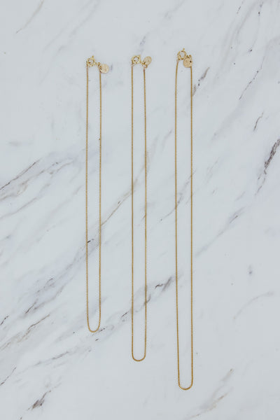 Box Chain Necklace | GF