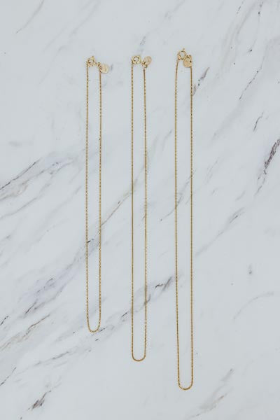 Box Chain Necklace | GF