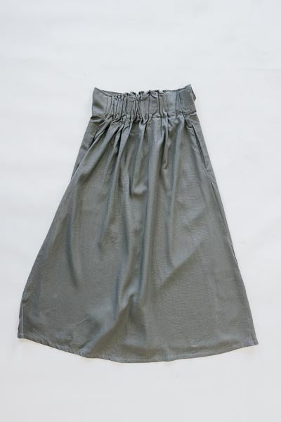 Brie Midi Skirt - Olive Grove