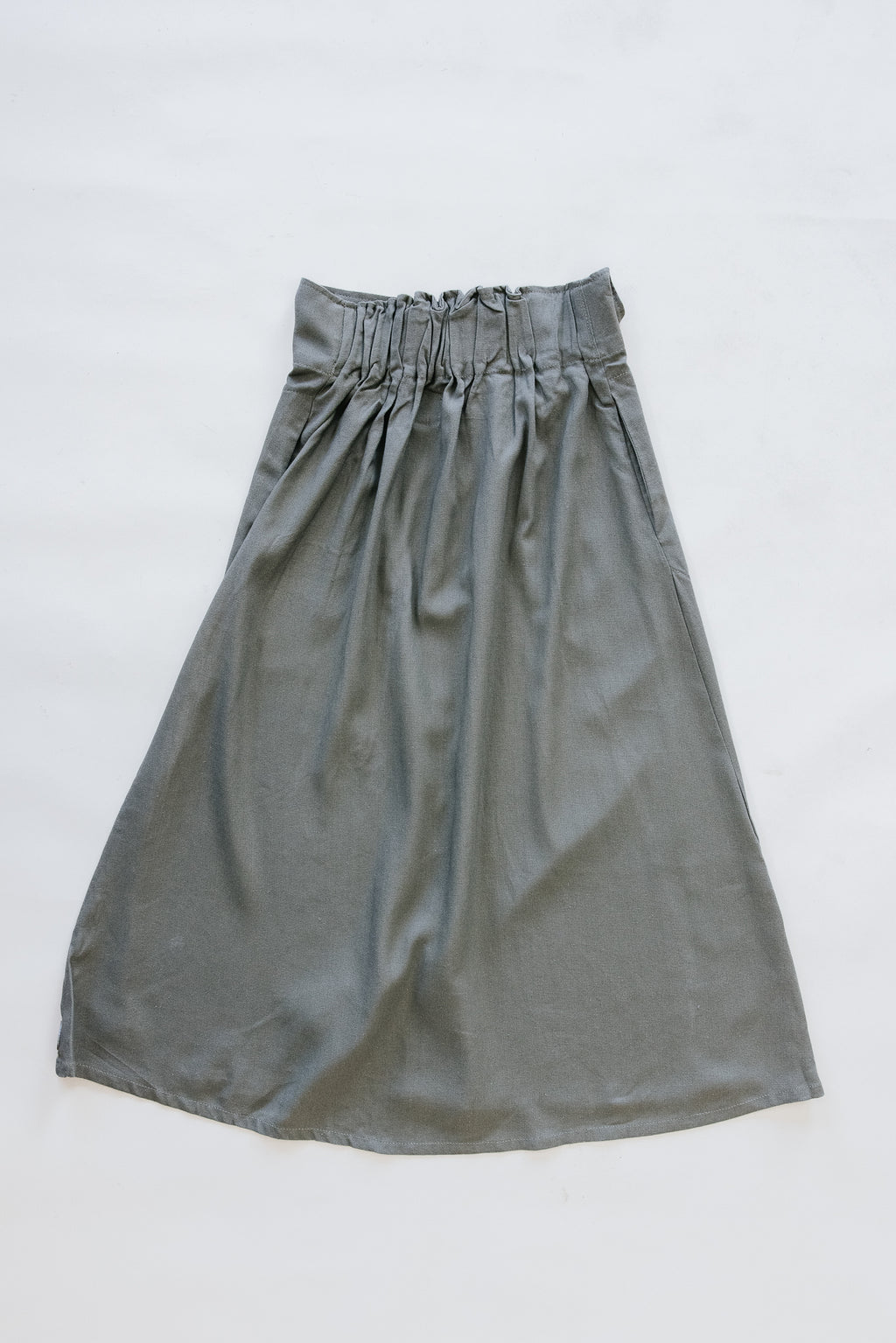 Brie Midi Skirt - Olive Grove