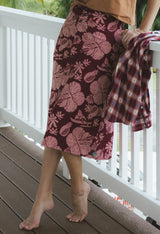 Brie Midi Skirt - Hana Garden thumbnail