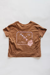 Organic Cotton Crop Tee - Vintage Map thumbnail