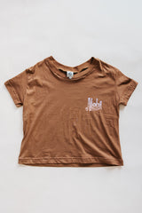 Organic Cotton Crop Tee - Vintage Map thumbnail
