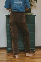 Retro Pocket Pants - Brown Corduroy thumbnail