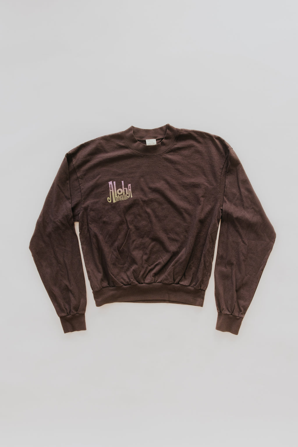 Cropped Longsleeve Tee - Island Map