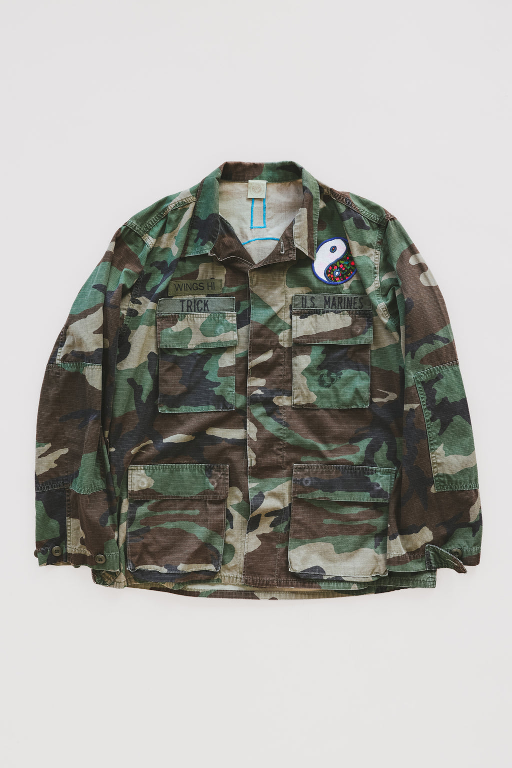 Vintage Army Camo Jacket - Evil Eye