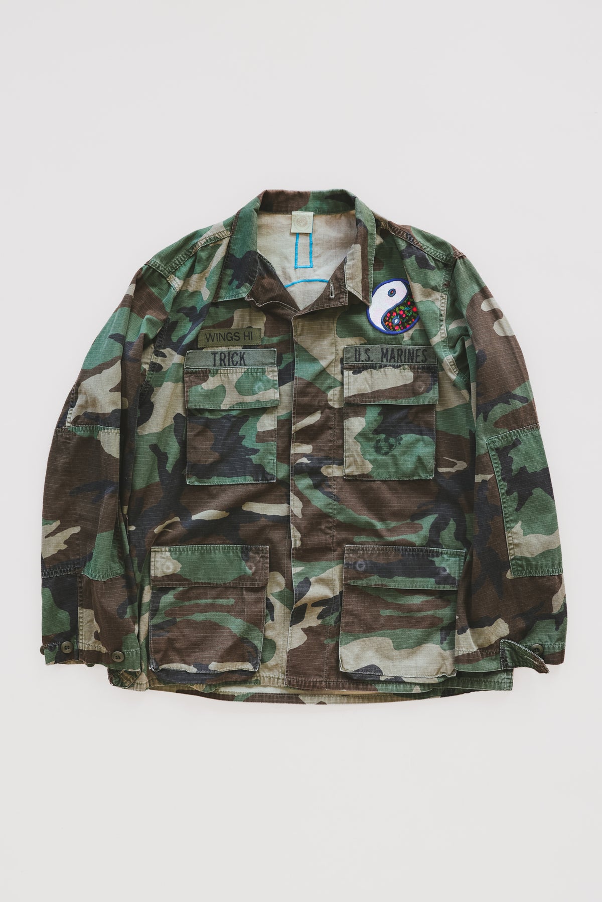 Vintage Army Camo Jacket - Evil Eye