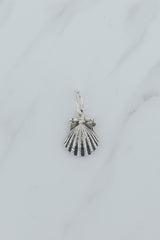 Necklace Charm - Forever Whole Sunrise Shell Hinged thumbnail