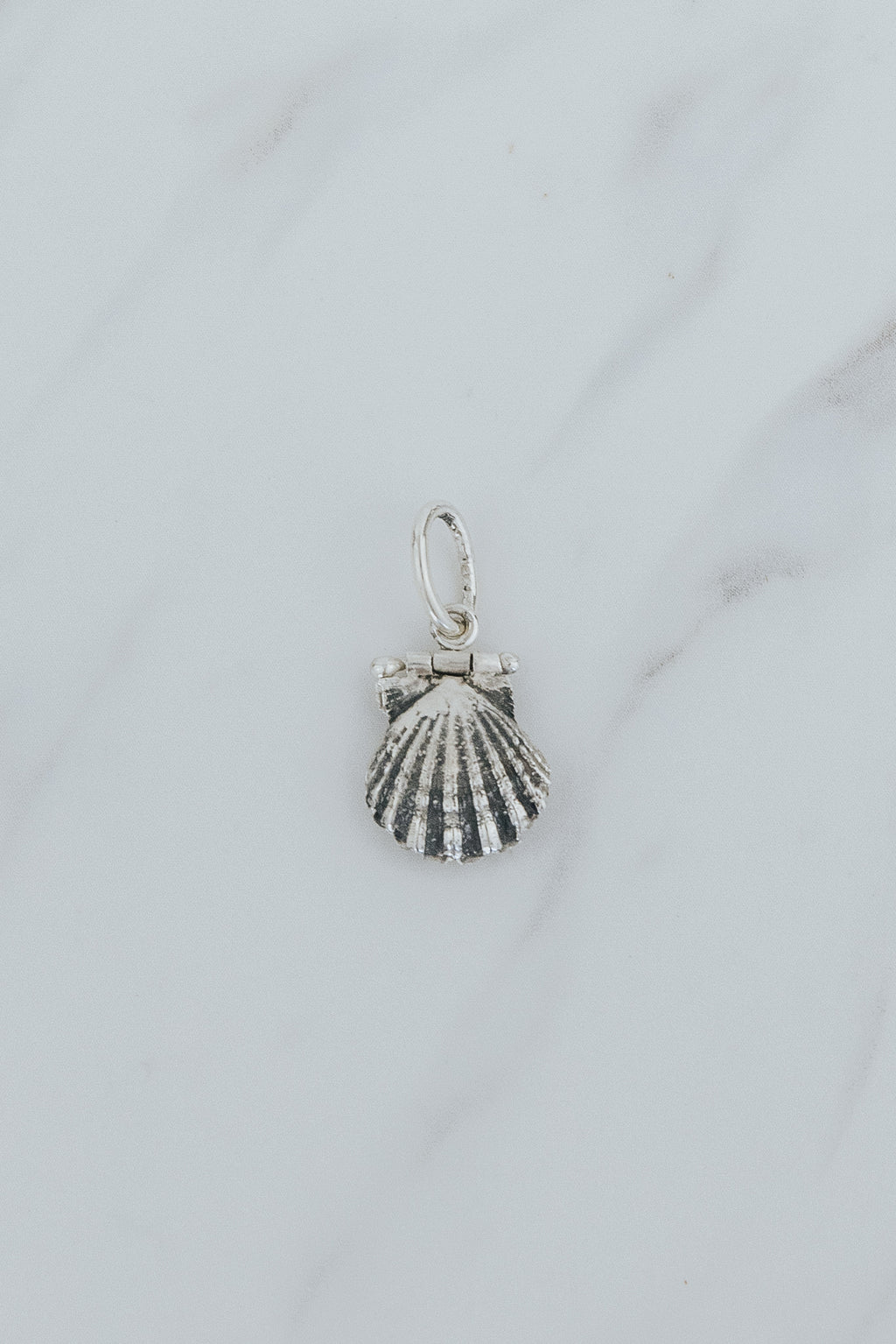 Necklace Charm - Forever Whole Sunrise Shell Hinged