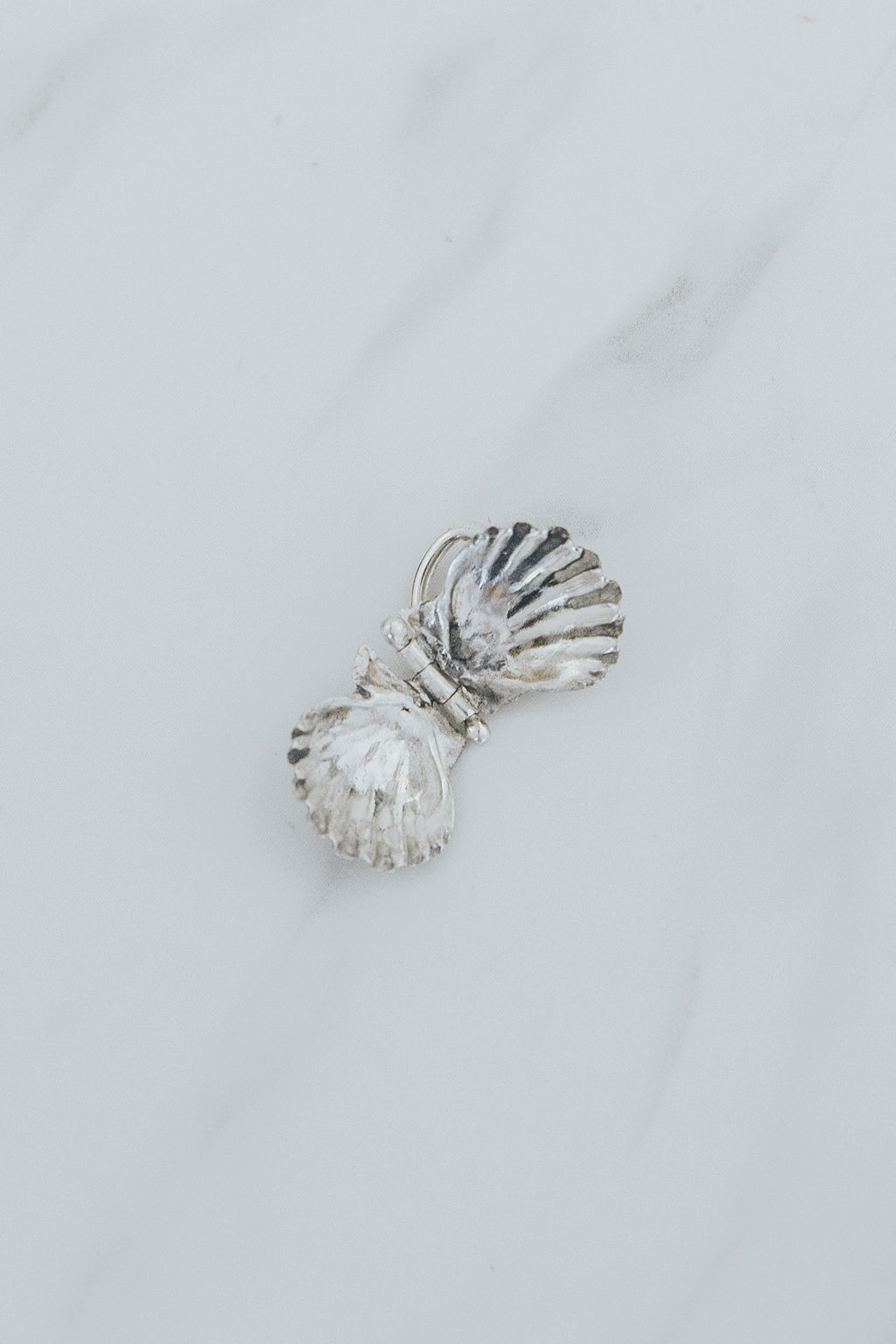 Necklace Charm - Forever Whole Sunrise Shell Hinged
