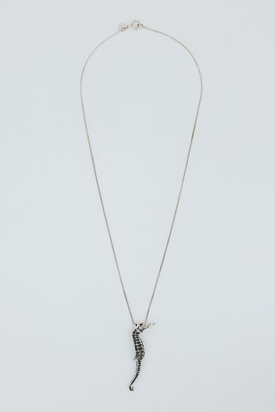 Seahorse Diamond Eye Necklace