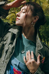 Celestial Faden Quartz Necklace | 14k thumbnail