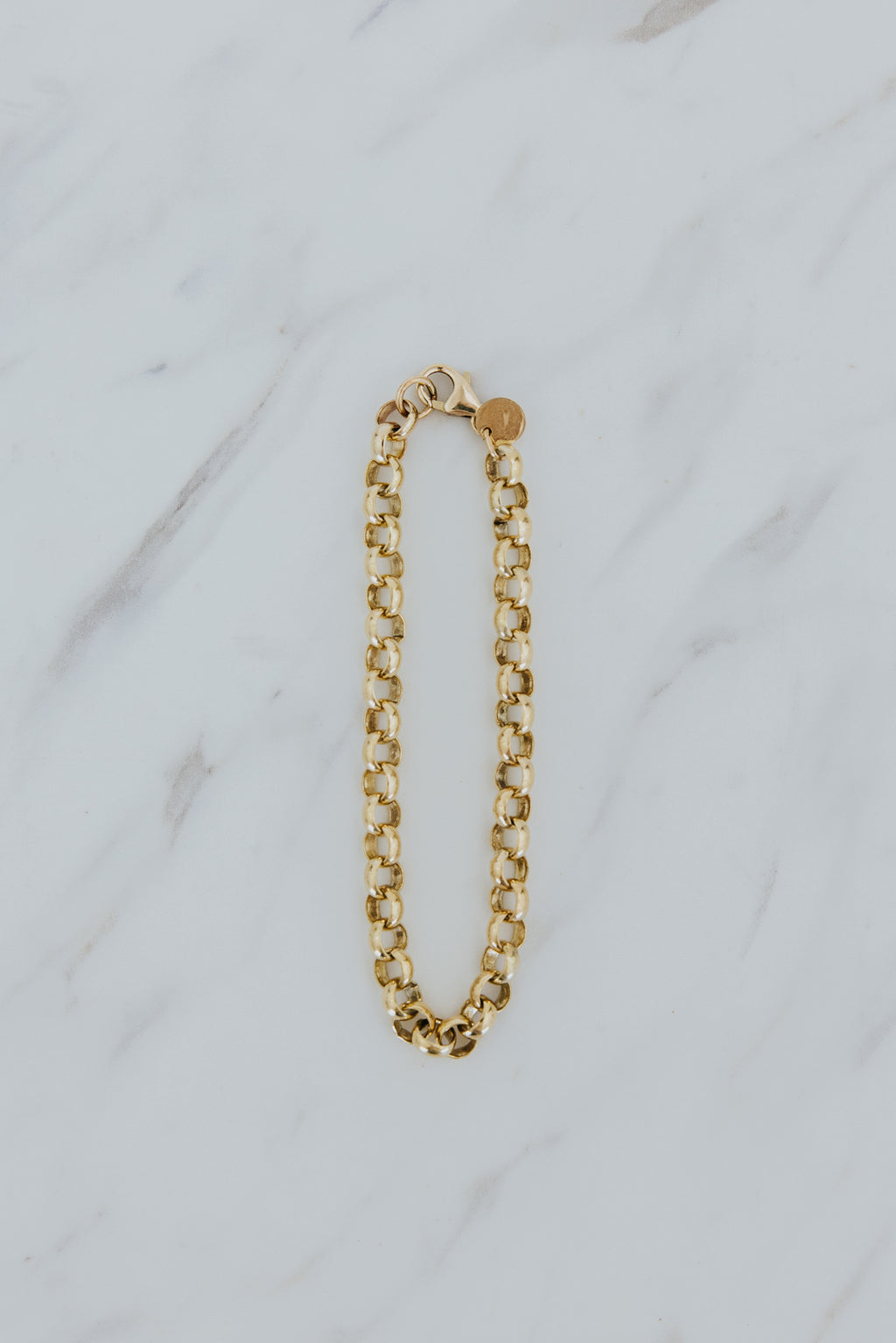 Wings Hawaii Luxe Link chain bracelet in 14k gold-filled. Fine jewelry handcrafted in Maui. Add clasp-on charms to customize a modern, luxury charm bracelet. 