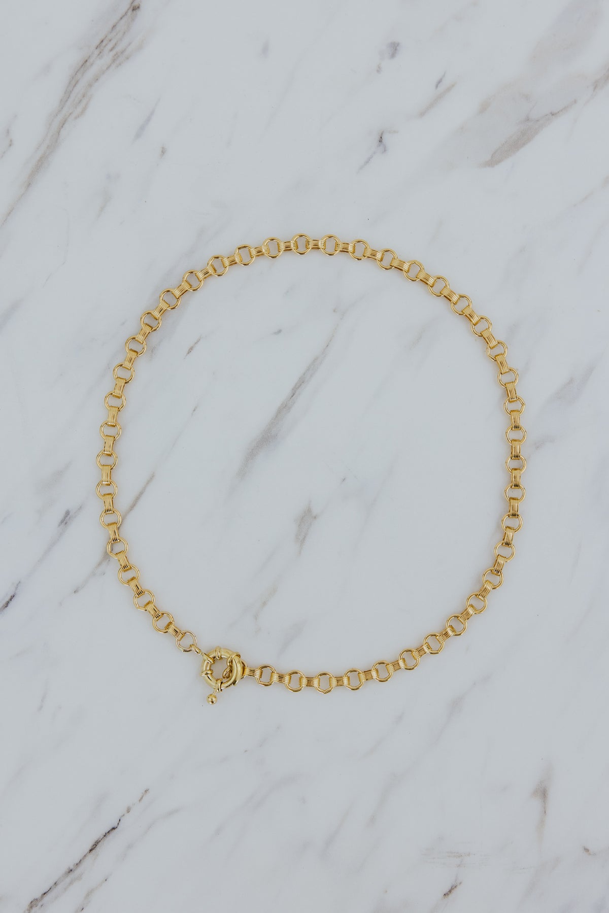 Wings Hawaii Chain Reaction Choker Necklace in 14k gold-filled. Fine jewelry handmade in Maui. 