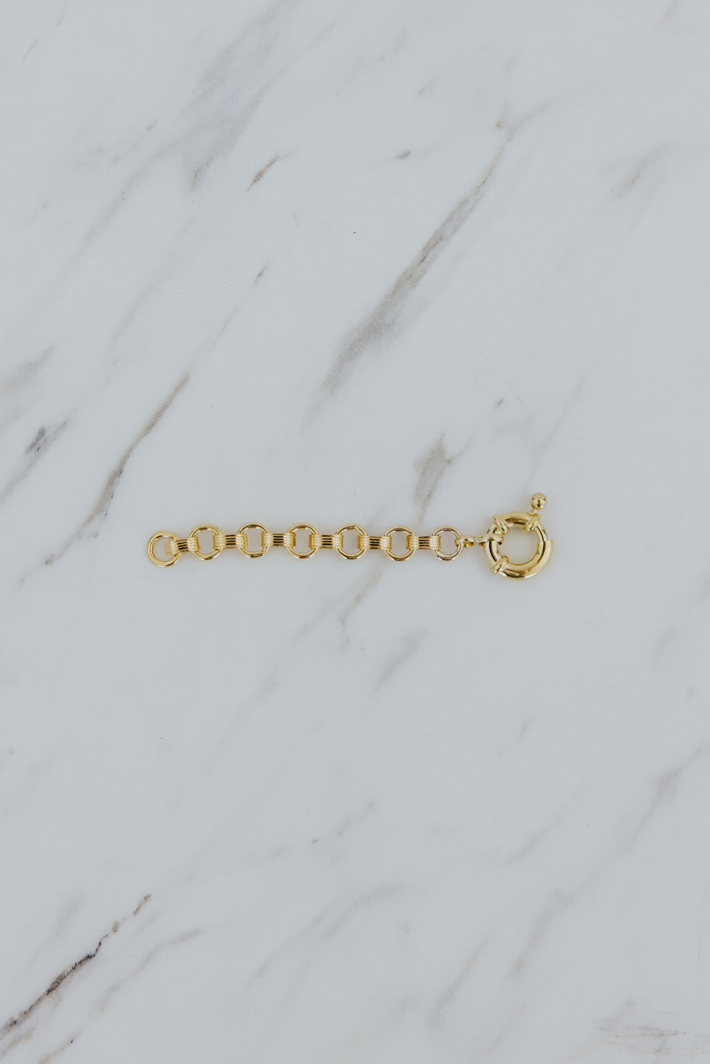 Wings Hawaii Chain Reaction necklace extender piece in 14k gold-filled. Charm necklace accessory for customizing jewelry. Fine jewelry handcrafted in Maui. 