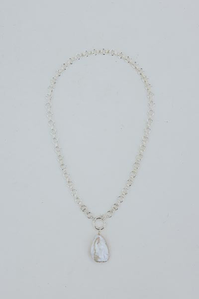 Chain Reaction Choker - Silver