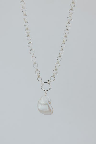 Chain Reaction Choker - Silver