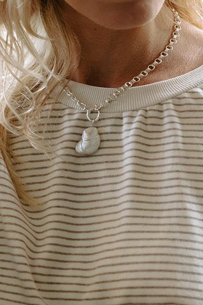 Chain Reaction Choker - Silver