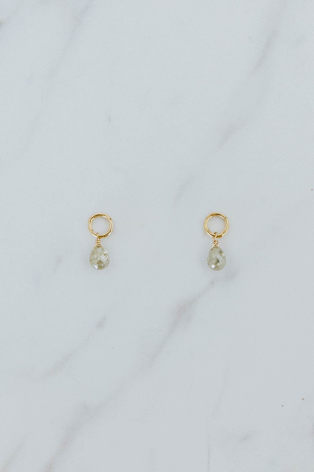 Gemstone Earring Charms - Diamond