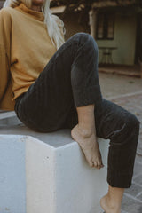 Retro Pocket Pants - Charcoal Corduroy thumbnail