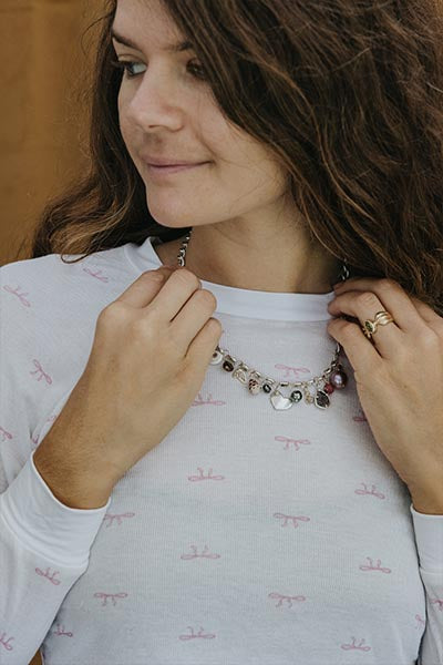 Charm Necklace - Heart