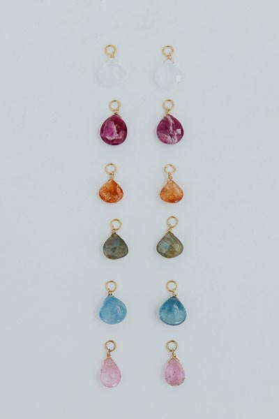 Loose Charms for Hoops - Gemstones | GF