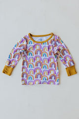 Wings Hawaii rainbow keiki pajamas  - top thumbnail