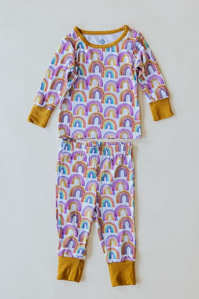 Wings Hawaii rainbow keiki pajamas  