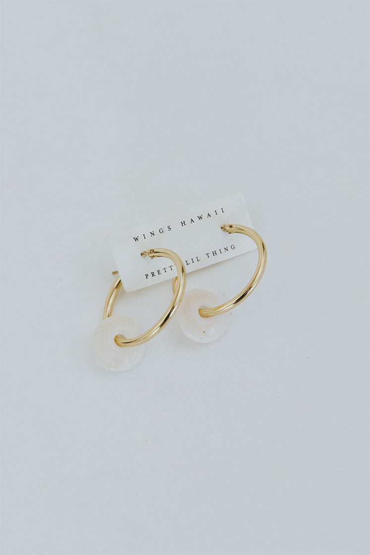 Extra Large Puka Hoop Earrings