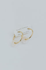 Extra Large Puka Hoop Earrings thumbnail