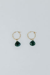 Charm Hoops - Grandidierite thumbnail