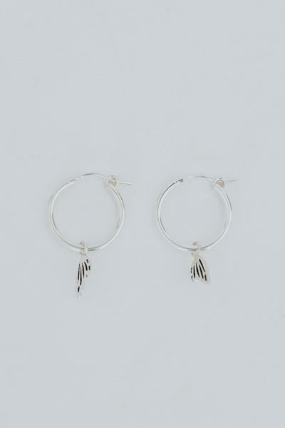 Charm Hoops - Tiny Wings