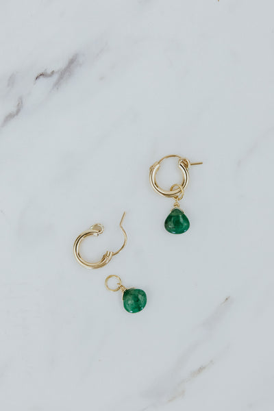 Earring Charms - Emerald | GF