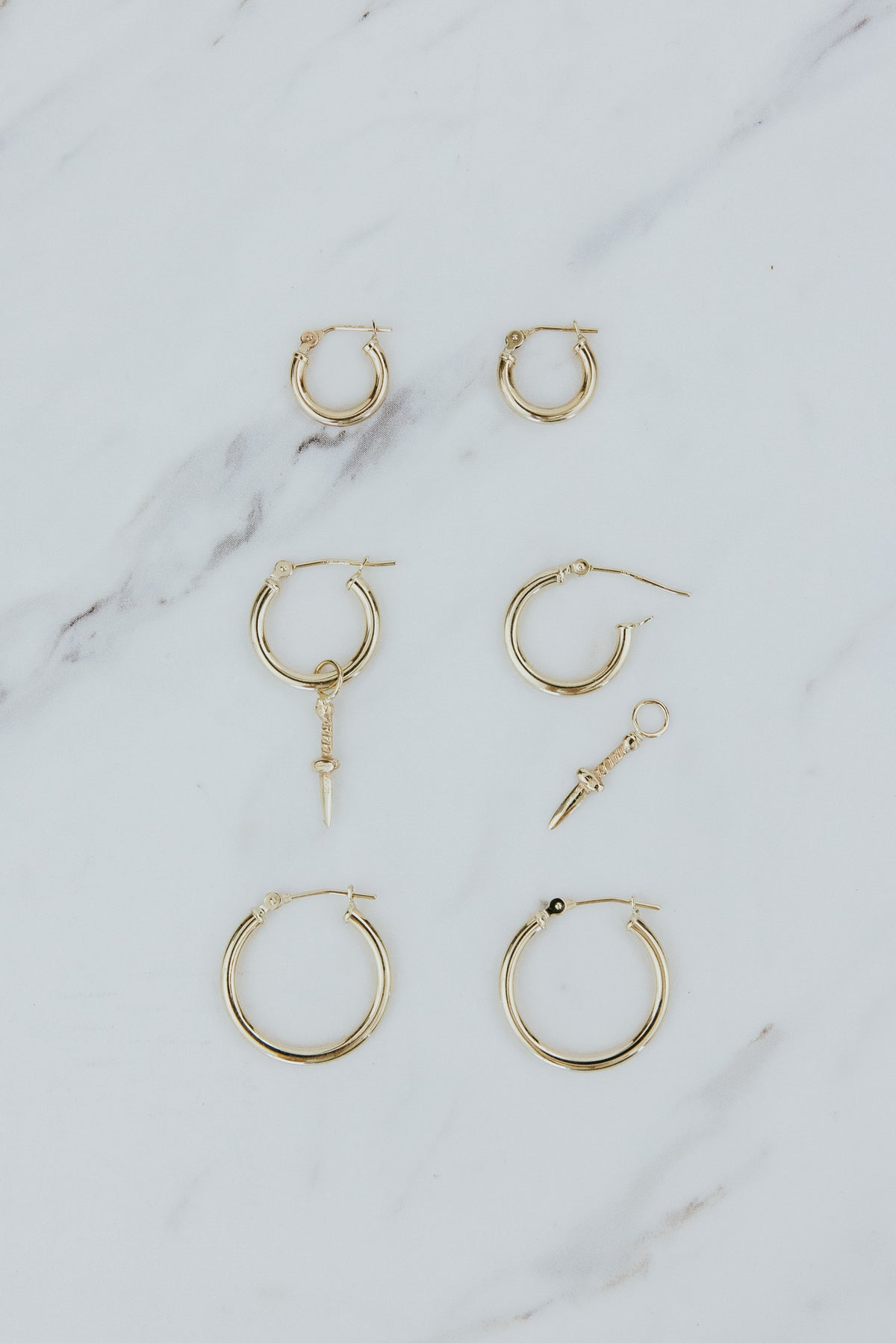 Classic Gold Hoop Bases | 14k