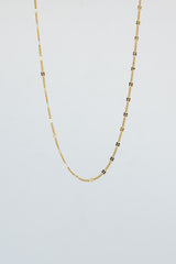 Wings Hawaii Clover Chain in 14k gold fill. Fine jewelry handmade in Maui. Charm Bar Collection. Wear solo, layered, or add charms.  thumbnail