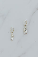 Wings Hawaii Crab Claw necklace charms in sterling silver. Large or small slide-on charms. Fine jewelry handcrafted in Maui. Charm Bar collection, modern charm necklaces made in Hawaii thumbnail