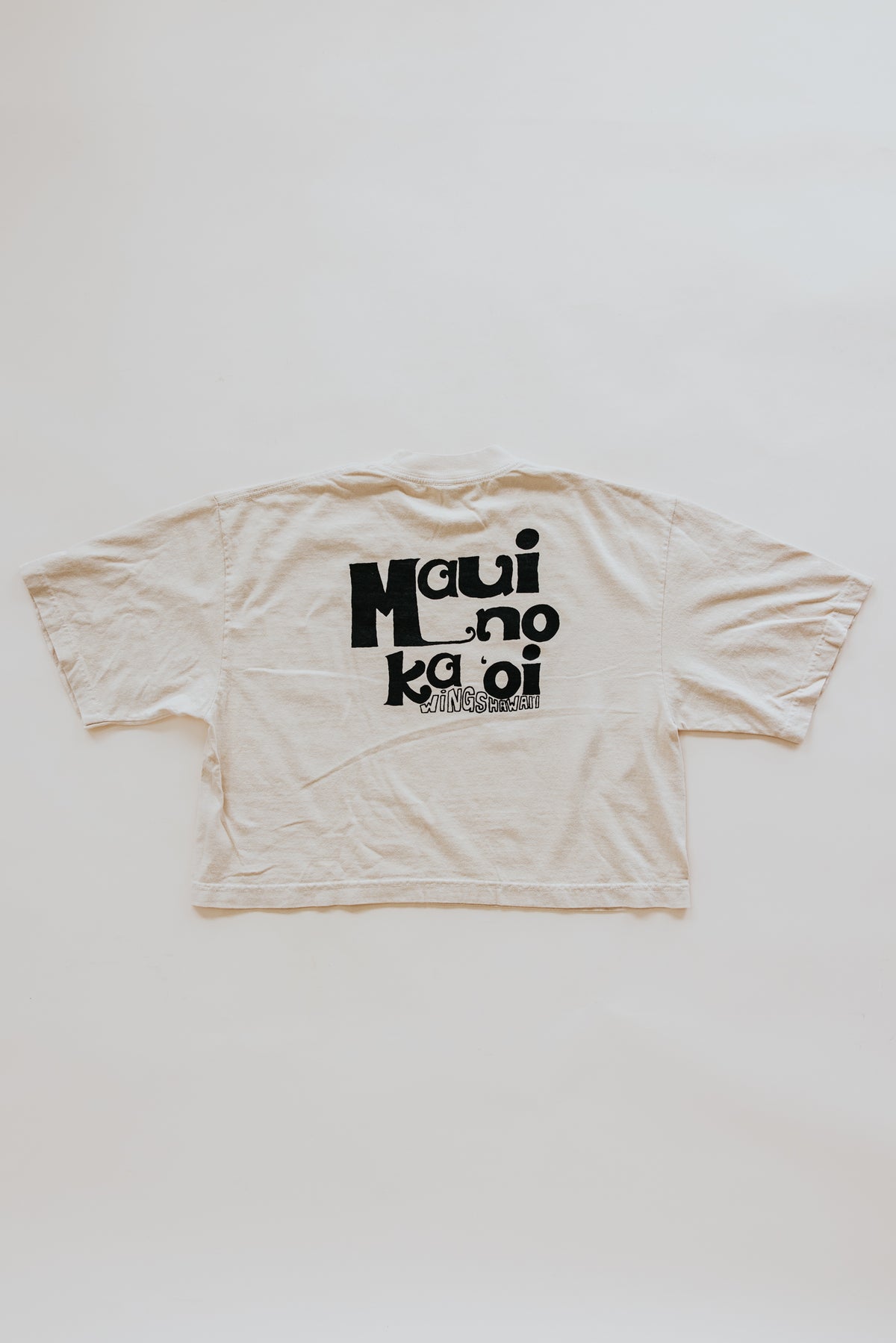 Oversized Cropped Tee - Maui No Ka Oi