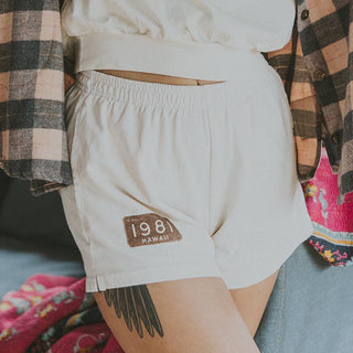 Heavy Jersey Shorts - Creme