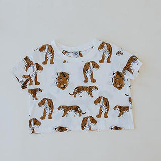 Wandering Tiger Crop Tee