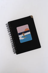 Wings Hawaii cross step surfer girl sticker - on notebook thumbnail