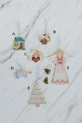 Wings Hawaii Vintage Revival cross-stitch holiday ornaments  thumbnail