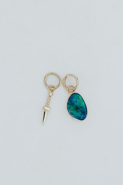 Opal Aura Charm | 14k