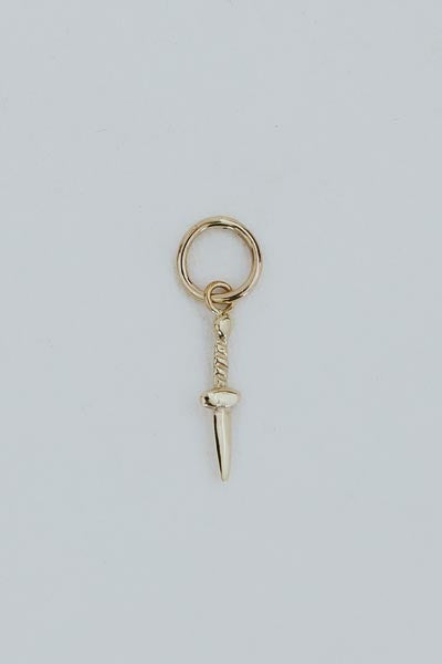 wings hawaii dagger charm 14k yellow gold 