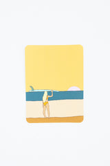 Wings Hawaii dawn patrol surfer girl sticker