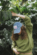 Distressed Dad Hat - Vintage Hawaii Map