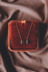 Double Banded Crystal Necklace thumbnail