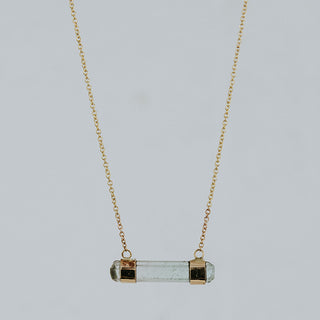 Double Banded Necklace - Green Tourmaline