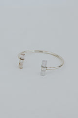 wings hawaii banded crystal cuff bracelet in sterling silver thumbnail
